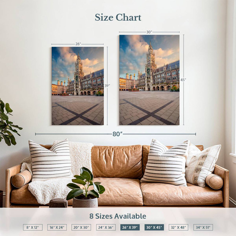 Nicci Mary's Square Munich, 39" H x 26" W