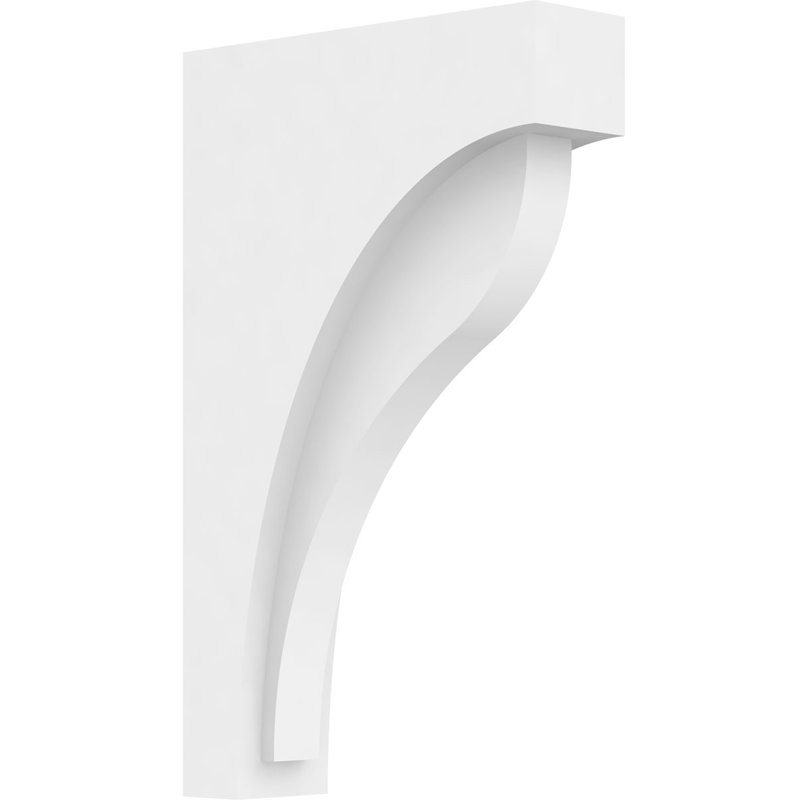 Corbel Standard Helena Architectural Grade PVC, H 8,38 po x l 1,5 po x p 5 po