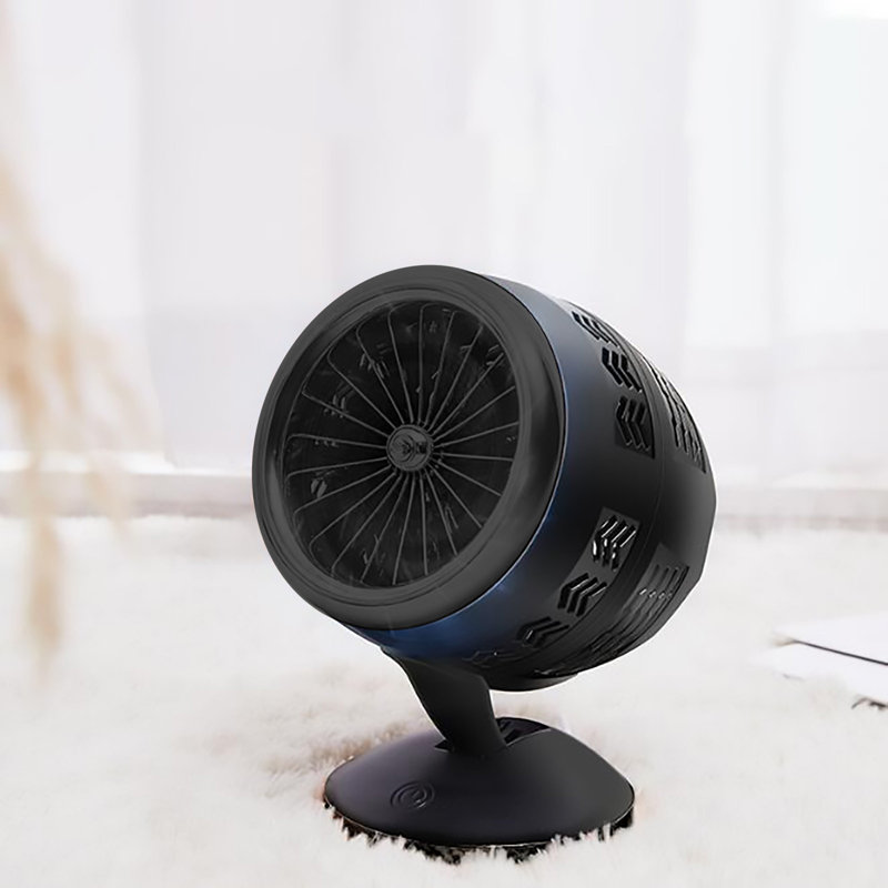 Mini ventilateur turbo à double pales portable USB Kondieu, A