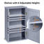 Wall Bathroom Cabinet with Single Door-1401583737