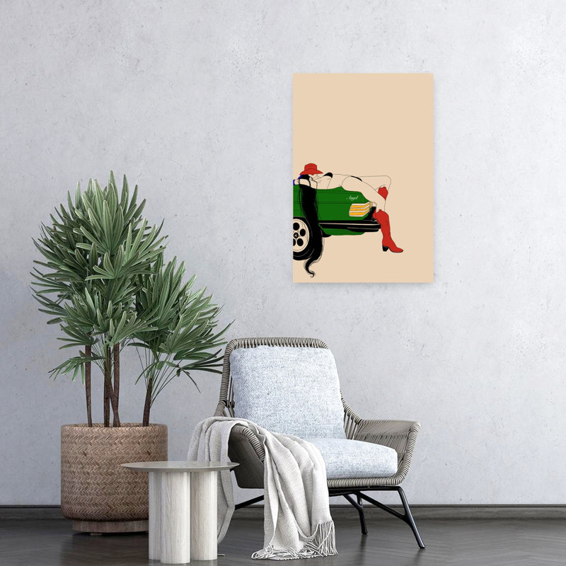 Art contemporain, art rétro, H 24 po x l 16 po