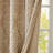 Knitted Jacquard Damask Total Blackout Grommet Top Curtain Panel(Only 1 Pc Panel)-1541547542-1541547545