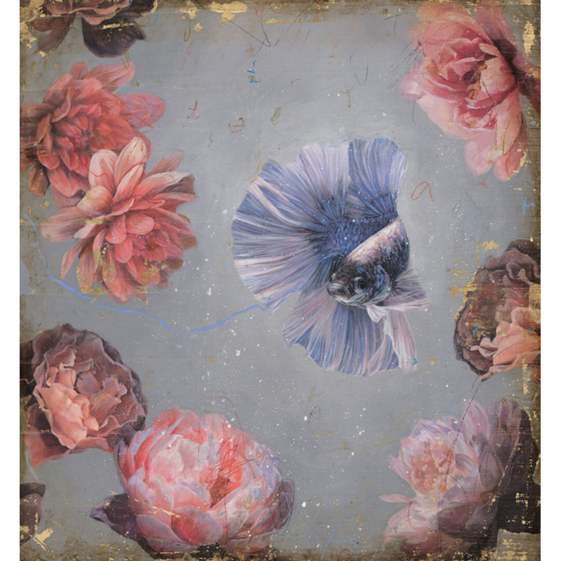 Underwater Boutique 2 par Sarah Helser - Cadre flottant sur toile, H 24 po x l 22 po