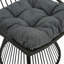 Chaise d'extérieur avec table d'appoint