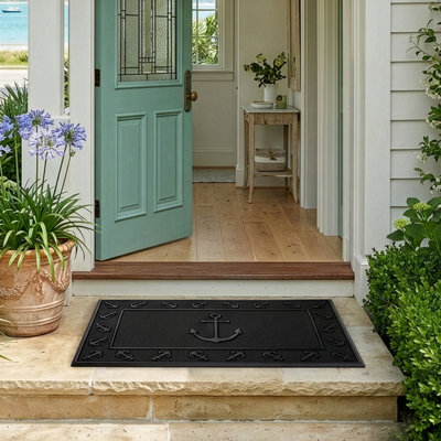 Anchor Non-Slip Rubber Outdoor Doormat
