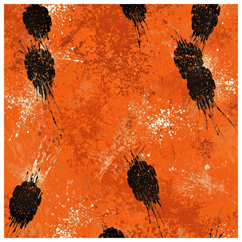 Coussins décoratifs Orange, 18 x 18 pouces