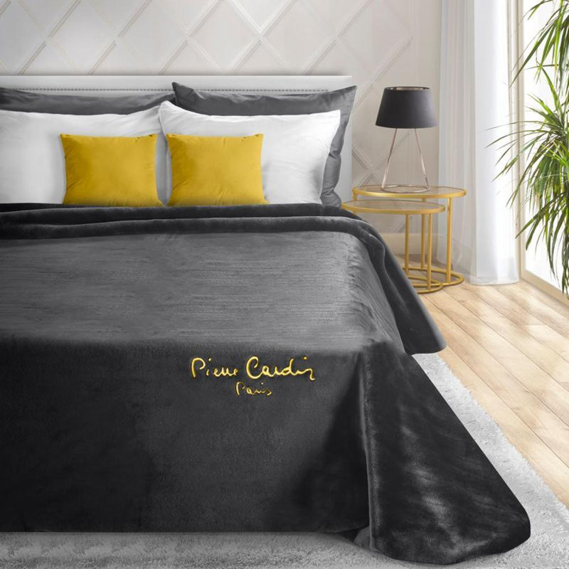 Eurofirany Blanket, Black, W240 x L160cm