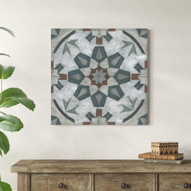 Verdigris Tile I, H 30 po x l 30 po