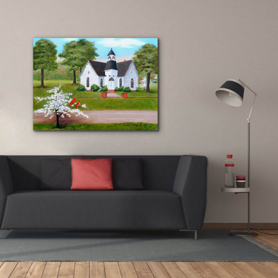 «St. Paul's In The Spring» par Arie Reinhardt Taylor, art mural sur toile