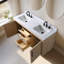 Ensemble de meuble-lavabo autoportant 60 po avec plateau en marbre d'ingénierie Avignon-93982837-121607144-114248492
