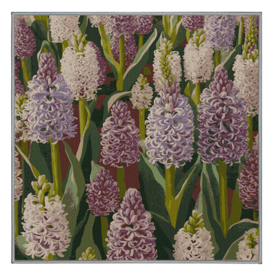 Machine Washable Botanical Gray Area Rug