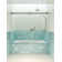Polaris 60 in. x 60 in. Fully Frameless Sliding Bypass Bathtub Door