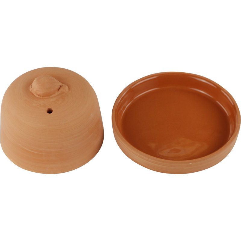 Eurita Clay Garlic Roaster, Terra-Cotta