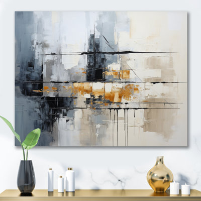 Gerilyn Grey Collage Reflections II - Abstract Collages Wall Decor