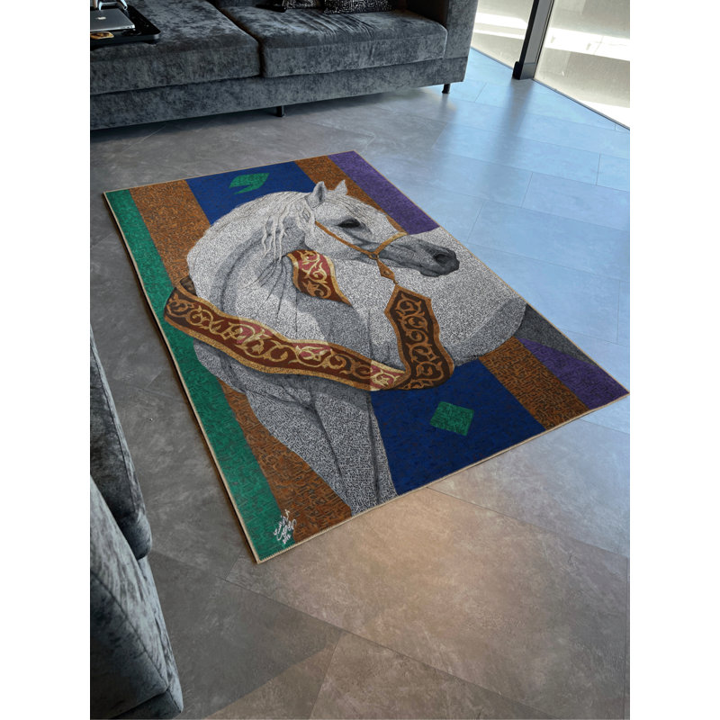 Tapis rectangulaire Jovianne, Rectangle 5 pi x 7 pi 7 po