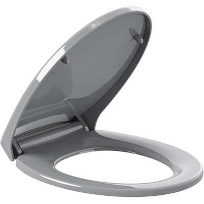 Universal O-Shape Soft-Close Toilet Seat With Quick Release And Top-Fix Installation