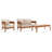 Dernaveagh 3 Piece Patio Conversation Set