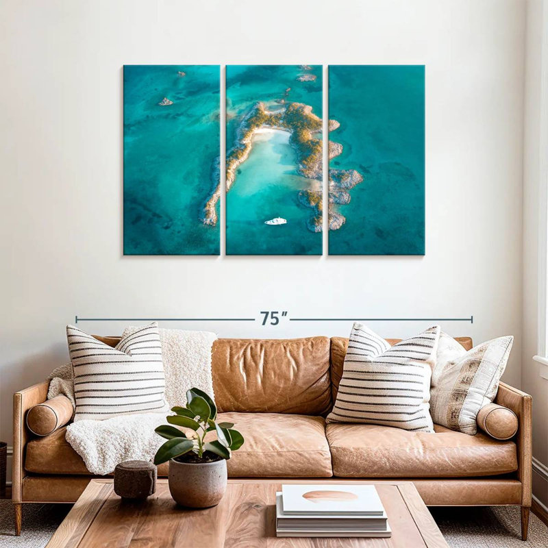 Gillard Bahamas Island Yacht, 36" H x 57" W