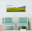 Road Canola Field Washington State USA 1 Piece Wrapped Canvas Panoramic Wall Art-2077387869