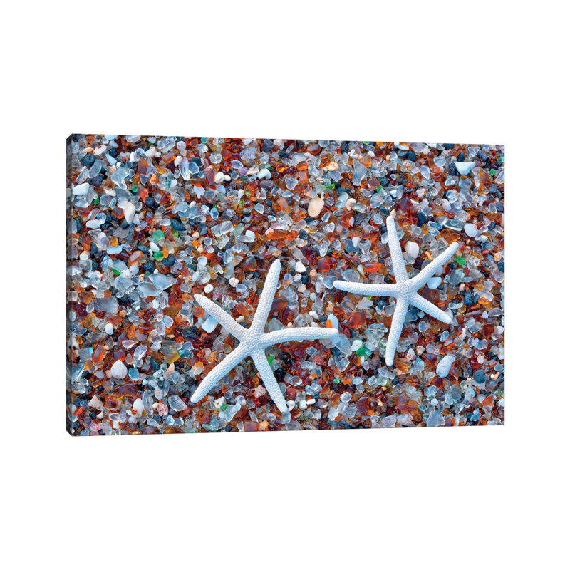 Glass Beach Starfish by Dennis Frates - Print on Canvas, 45.72cm H x 66.04cm W x 3.81cm D, Wrapped Canvas