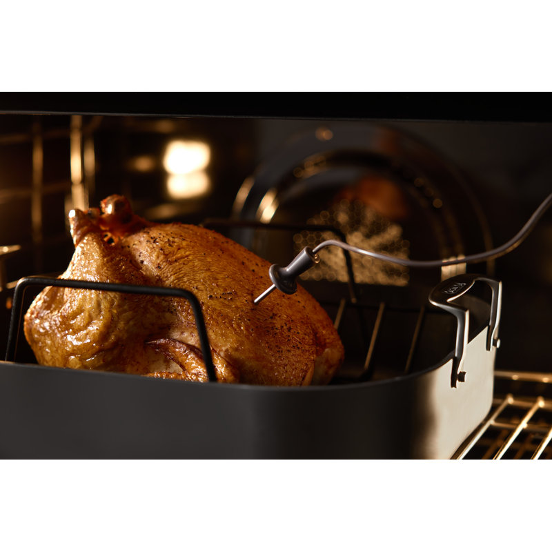 30"W. Single Electric Oven, Black Glass