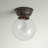 Chippewa Glass Flush Mount-485332446-485332447-485332451