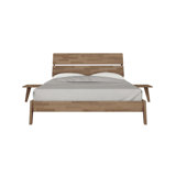 Linn Solid Wood Platform 2 Piece Bedroom Set