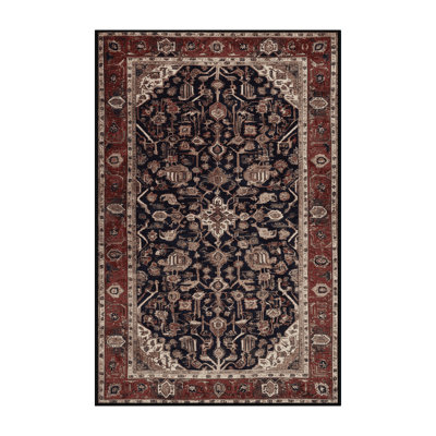 Tapis brun lavable à la machine
