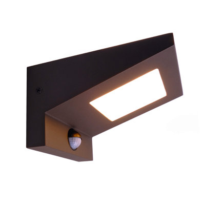 Iretta Anthracite 64 - Bulb Integrated LED Outdoor Armed Sconce