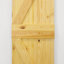 Single Bi-Folding System Solid Pine Barn Door-118106276