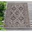 Tapis d'intérieur / extérieur gris Kaed-1201007890