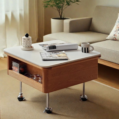 Wooden wind adjustable design coffee table