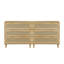 Armoire de rangement en rotin 3 tiroirs