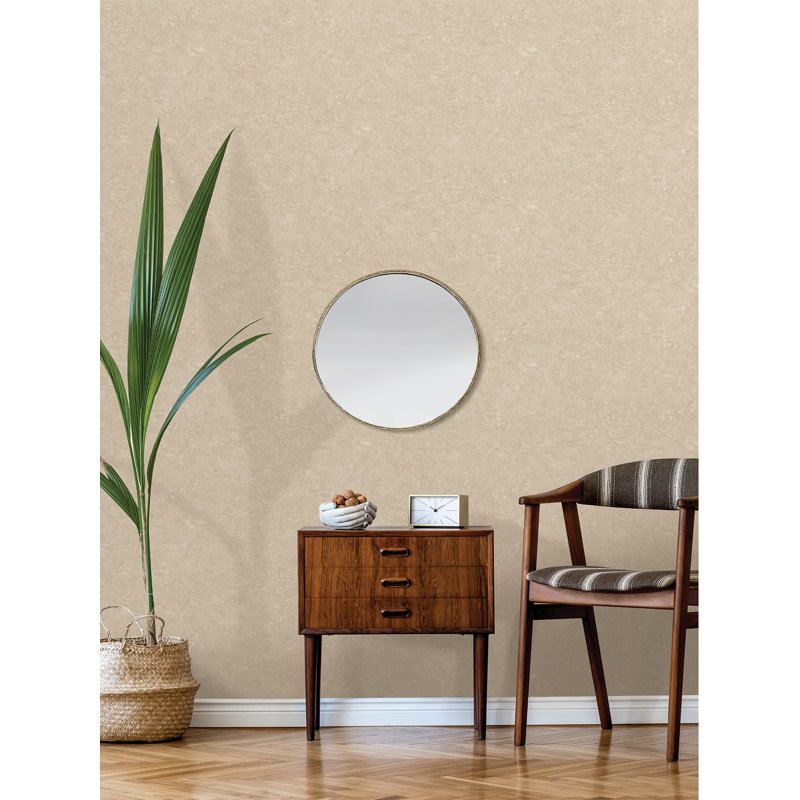 Non-Pasted Vinyl Wallpaper Roll, Beige