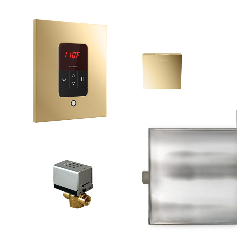 Steam Generator Control, Polished Brass