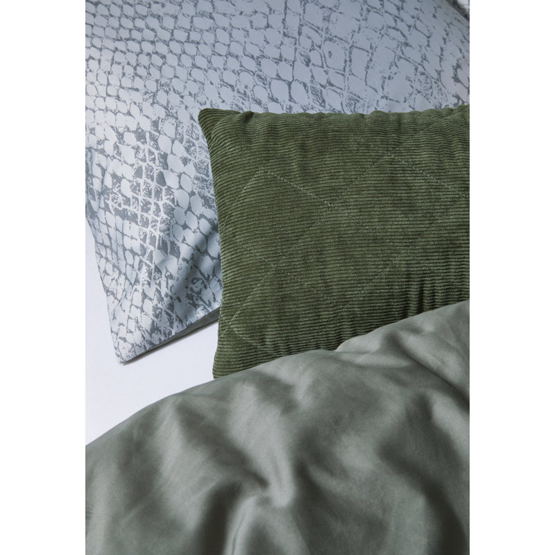 Billie Rectangular Cushion, Dark Green