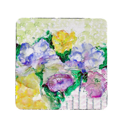 Sous-verres de jardin aquarelle