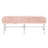 Giselle Faux Fur Acrylic X-Leg Bench-27327237