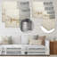 «Grey and White Nature Split» sur métal-1665700527