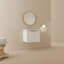 Meuble-lavabo de salle de bain mural de 24 po de style contemporain avec rangement spacieux pour 24 po
