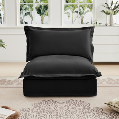 Modern Sofa 78.8" Reversible Sleeper Combo Sofa With Pullout Bed, Comfortable Linen L-Shaped Combo Sofa Sofa Bed