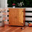 Banc de rempotage avec armoire de rangement et plateau de table en métal pour patio extérieur-114222052