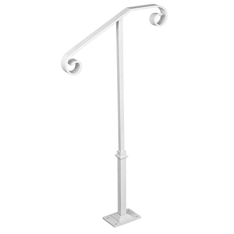 Handrail Double Step, White