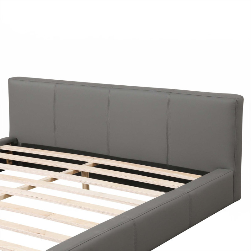 Lit tapissier, gris, Très grand