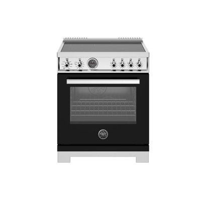 Bertazzoni 30" 4.6 Cubic Feet Smart Retro Induction Slide-In Range with 4 Burners