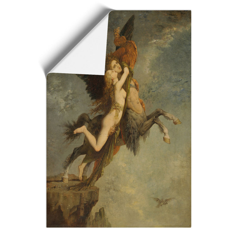 The Chimera by Gustave Moreau - No Frame Painting, 42cm H x 30cm W x 0.1cm D