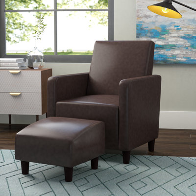 Fauteuil et repose-pieds Christner