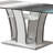 Chennai Glass Top Pedestal Dining Set