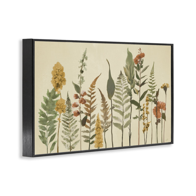 Giclée encadrée d'automne, design par Elizabeth Medley, H 16 po x l 24 po, Giclée encadrée noir minuit