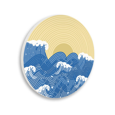 Plaque ensoleillée ensoleillée, design par Ashley Singleton